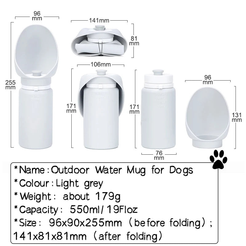 Portable Travel Dispenser for Dogs & Cats