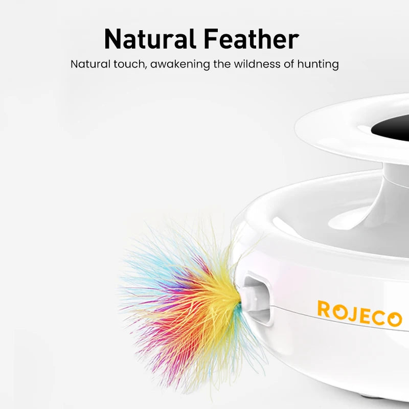 Interactive Feather & Ball Toy for Pets