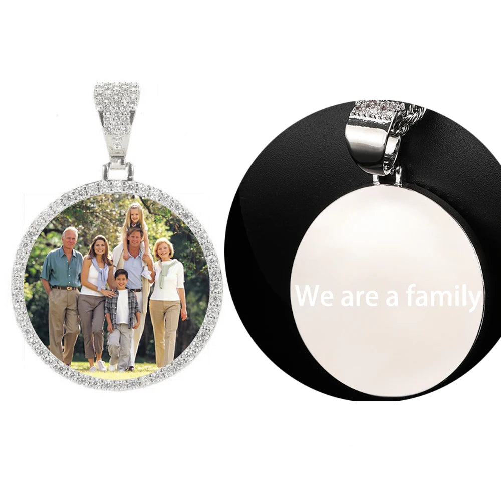 Custom Jewelry Memorial Picture Frames Necklace Pendant