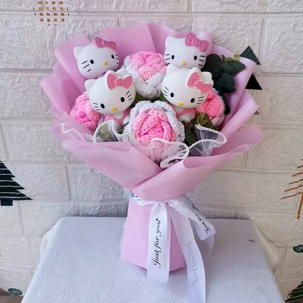 Bouquet Flowers  Doll Gift