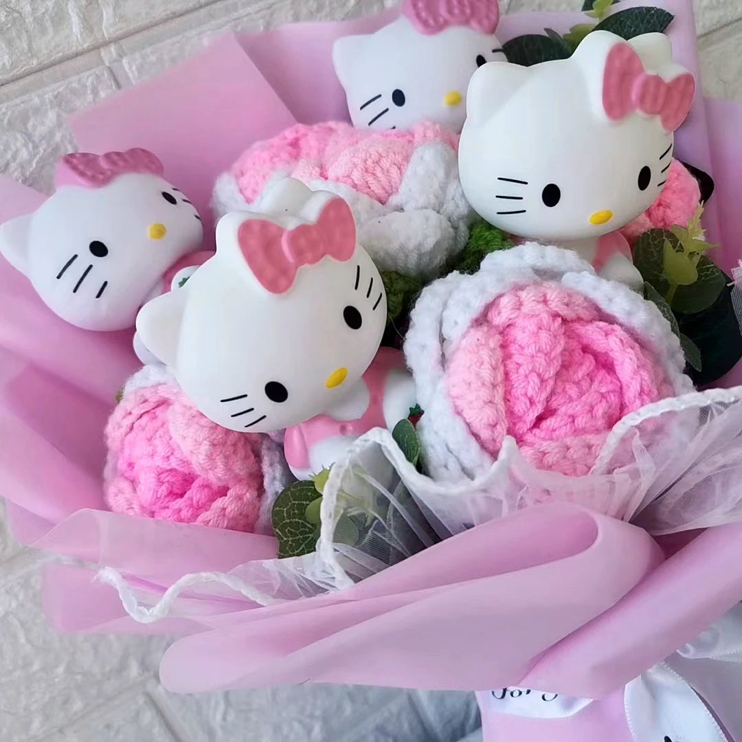 Bouquet Flowers  Doll Gift