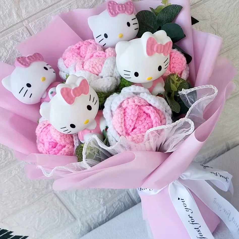 Bouquet Flowers  Doll Gift